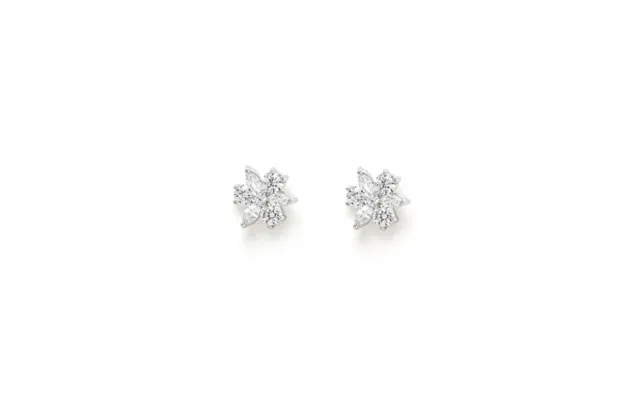 Ivory & Co Waterlily Earrings Silver Crystal One Size product image