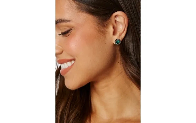 Lily And Rose Miss Sofia Earrings Emerald Black Diam One Size product image