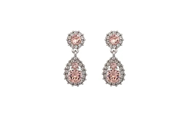 Lily spirit rose sofia earrings silk silver pink one size product image