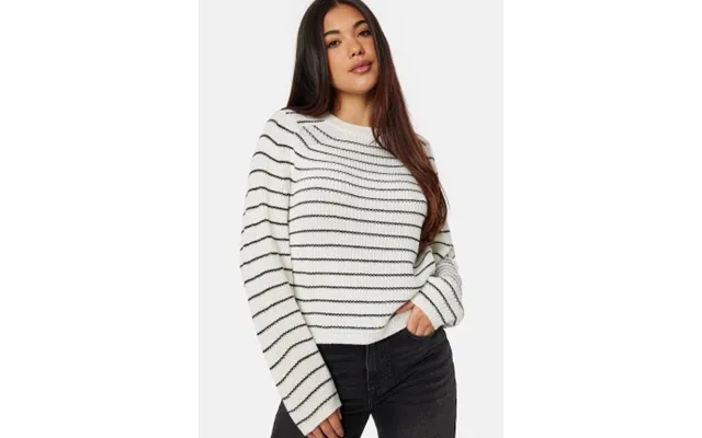 Only base l p o-neck pullover knit jet stream stripes b xl product image