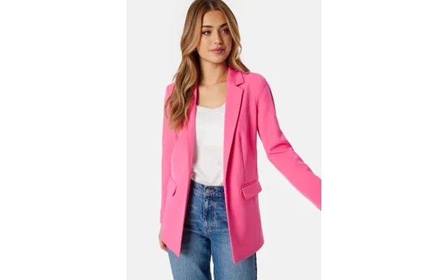 Pieces bossy ls loose blazer hot pink xl product image