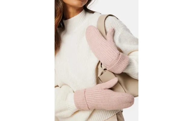 Pieces Noella Cashmere Mittens Woodrose One Size product image