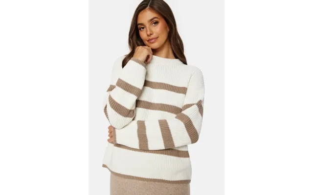 Selected Femme Bloomie Ls Knit O-neck Snow White Stripes G Xxxl product image
