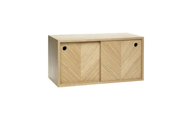 Herringbone - oak shelf cupboard product image