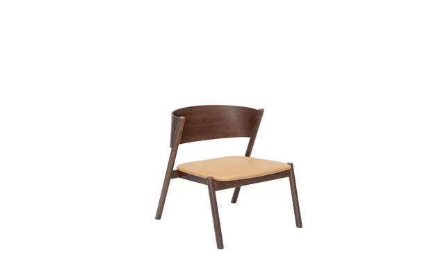 Oblique Loungestol Sæde - Brun, Natur product image
