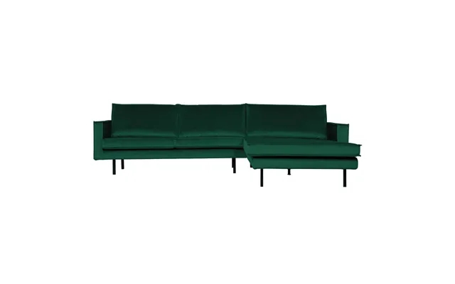 Rodeo chaise dextral velours forest - green product image