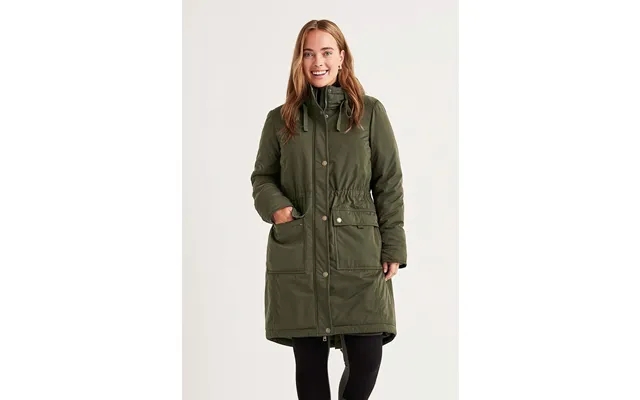 Parka with pileforet hood forest product image