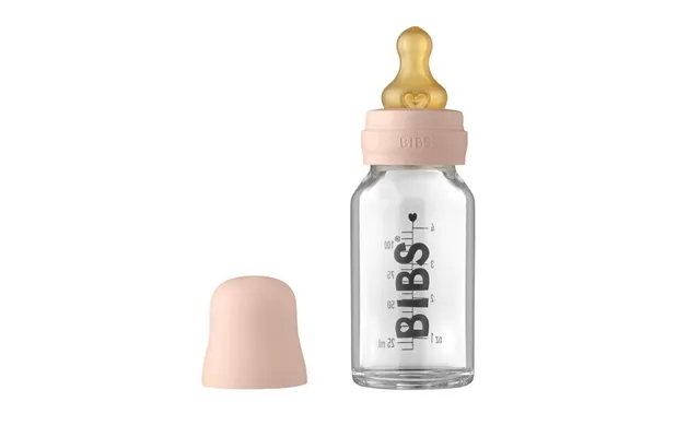 Bibs Baby Glass Bottle Complete Set Latex Blush 110 Ml product image