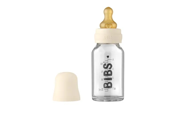 Bibs Baby Glass Bottle Complete Set Latex Ivory 110 Ml product image