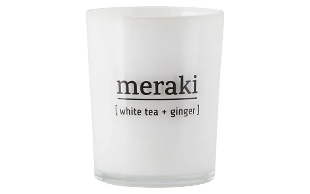 Meraki scented candle white tea & ginger 60g product image
