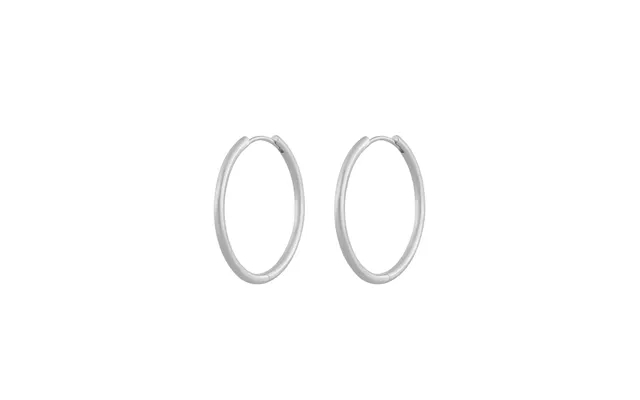 Twist of sweden amsterdam small earring plain silver 30 mm product image