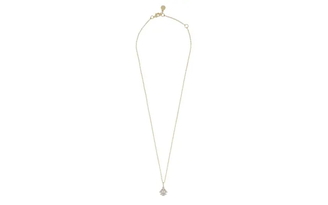 Snö Of Sweden Ashley Drop Pendant Necklace Gold Clear 45 Cm product image