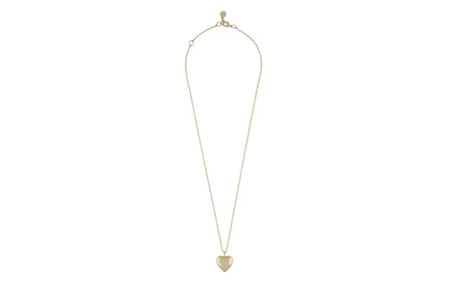 Twist of sweden brooklyn heart pendant necklace plain gold 45 cm product image