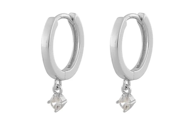 Twist of sweden camille small ring earring silver clear product image