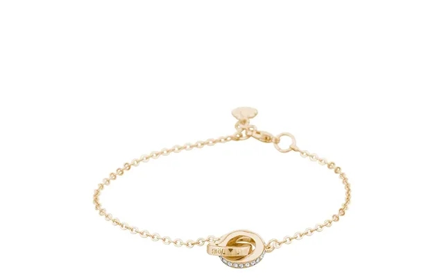 Twist of sweden connected chain bracelet gold clear product image