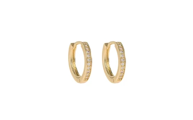 Snö Of Sweden Elaine Small Ring Earring Gold Clear 14mm product image