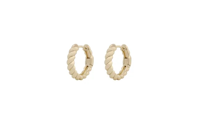 Twist of sweden kansas twist ring earrings plain gold product image