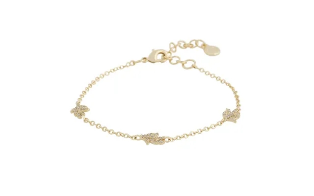 Snö Of Sweden North Chain Bracelet Gold Clear 16-18,5 Cm product image