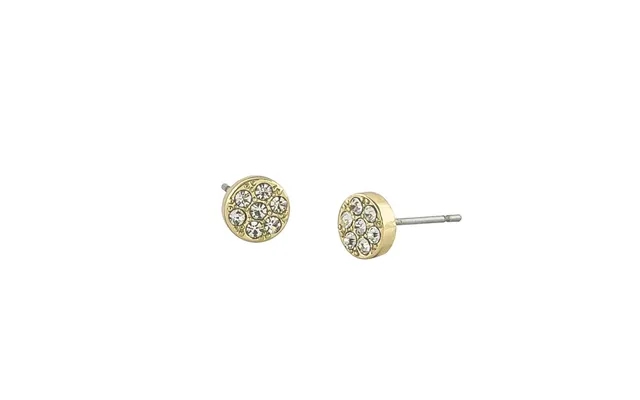 Twist of sweden pi stone earring gold clear 6 mm product image