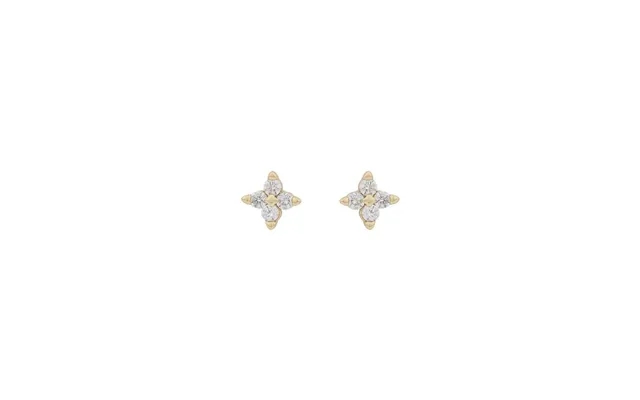 Snö Of Sweden Wish Small Earrings Gold Clear 5 Mm product image