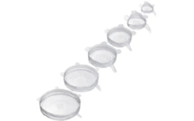 6 Westmark Silicone Lid Set Round 2,5 Cm High Transparent 23272260 product image