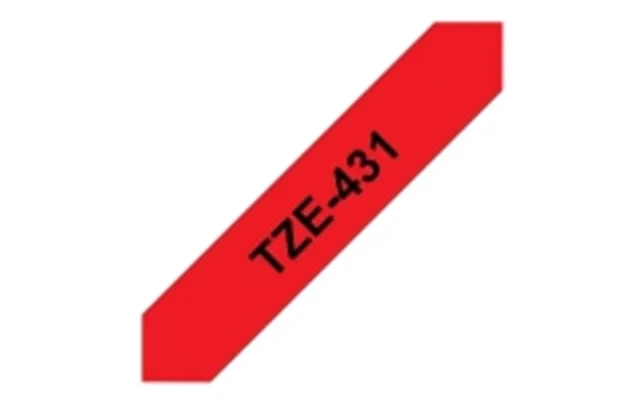 Brother tze-431 - black on red 12mm x 8m product image