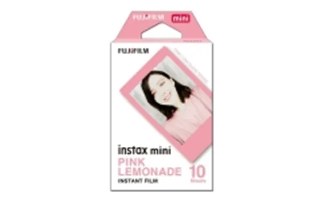 Fujifilm instax mini pink lemonade - color film to close billedfremstilling instant movie product image
