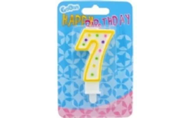 Godan Fødselsdagslys Nummer 7 Med Prikker product image