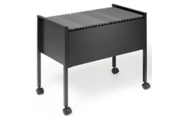 Suspension file cabinet economy a4 black with wheel product image