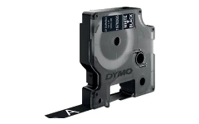Label tape dymo d1 durable white on black 12mm x 3m product image