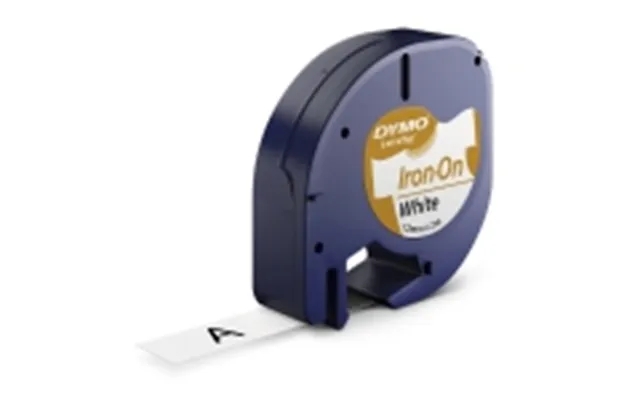 Label tape dymo letratag 12mm x 2m white - riffles-easy ironon tape product image