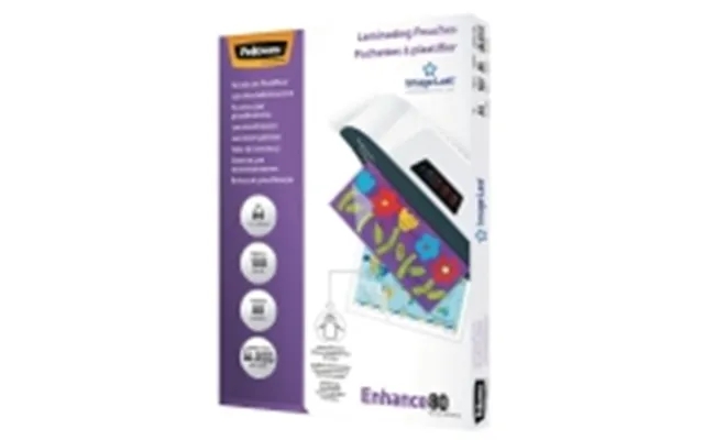 Laminating pouches fellowes a4 80 mikron - 100 paragraph. product image