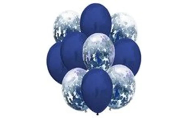 Mk Trade Ballon Sæt I 'navy Blå' - Metallic Med Confetti product image