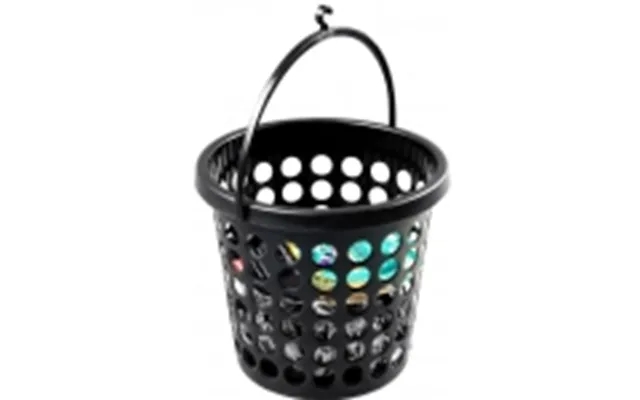 Plastic team basket with buckles 24stk black 6005 plastic team product image
