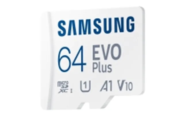 Samsung evo plus mb-mc64ka - flash memory cards microsdxc to sd adapter included product image
