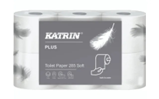 Toiletpapir Katrin Plus 285 Hvid 35m 3-lags - 7 Pakker X 6 Ruller product image
