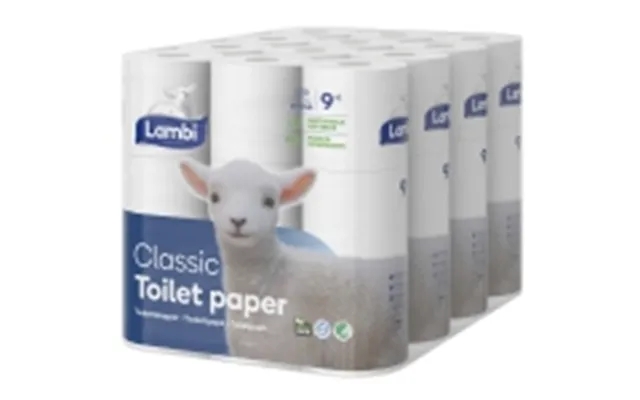 Toiletpapir Lambi Classic 3-lags 20,6m Hvid - 36 Ruller Pr. Karton product image