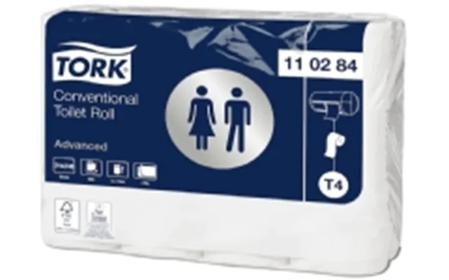 Toiletpapir Tork T4 Advanced 2-lags 34,7 M Hvid - 24 Ruller Pr product image