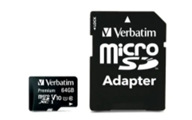 Verbatim Premium - Flashhukommelseskort Sd-adapter Inkluderet product image
