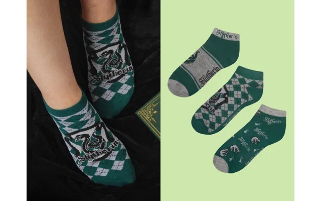 Harry pots ankle socks 3-pakning - slytherin product image