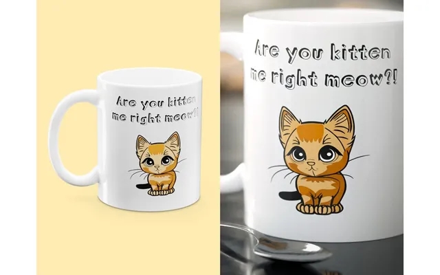Mug with pressure - oar you kitten me right meow product image