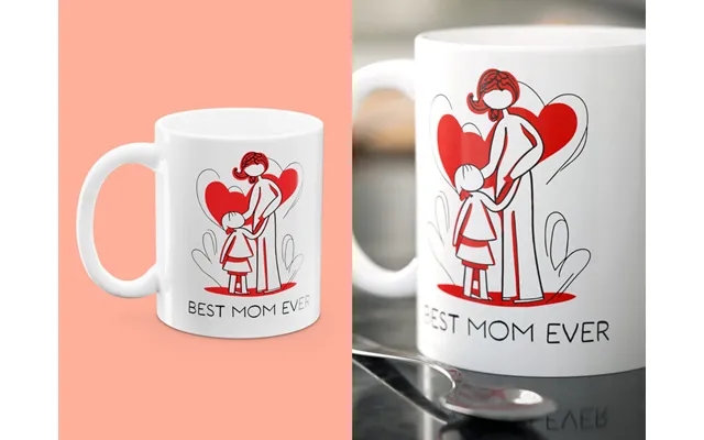 Mug with pressure - best mom ever product image