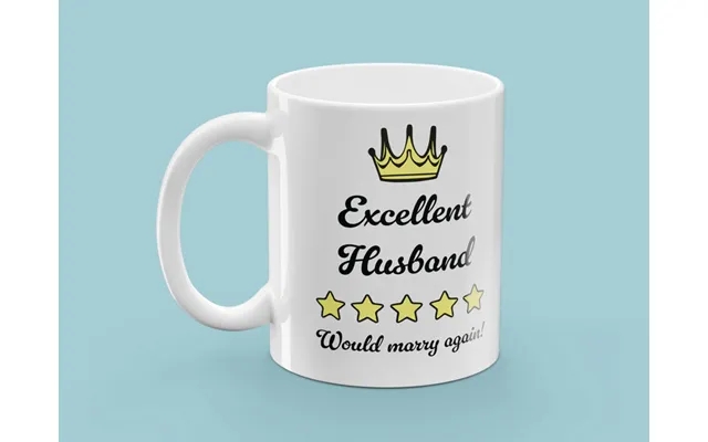 Mug with pressure - excellent husband product image
