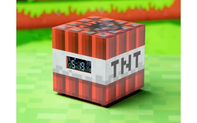 Minecraft tnt digital alarm clock product image