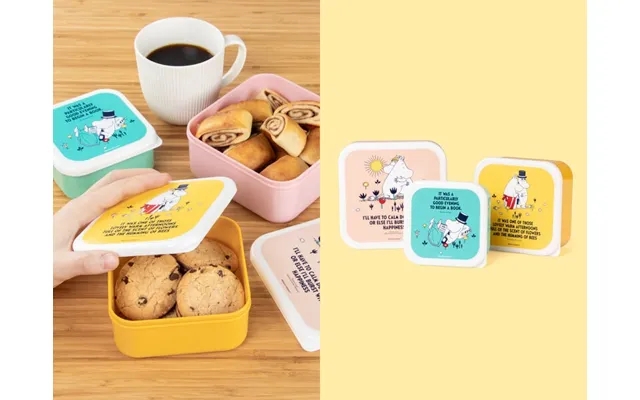 Moomin lunchboxes 3-pak product image