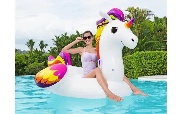 Inflatable bathing mattress unicorn - bestway product image