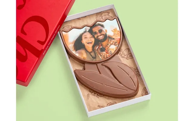 Persnonlig chocolate flower with picture product image