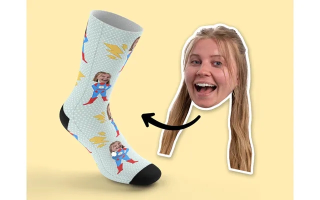 Personal stockings with picture - superhero product image