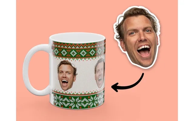 Personally mug with picture - ugly christmas sweater product image