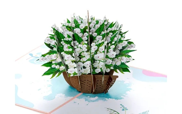 Pop up short- bouquet with lilies of the valley product image
